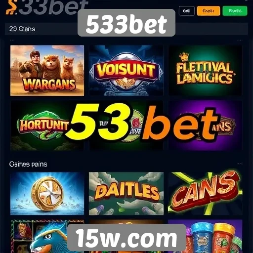 533bet oferece diversas opções de jogos online